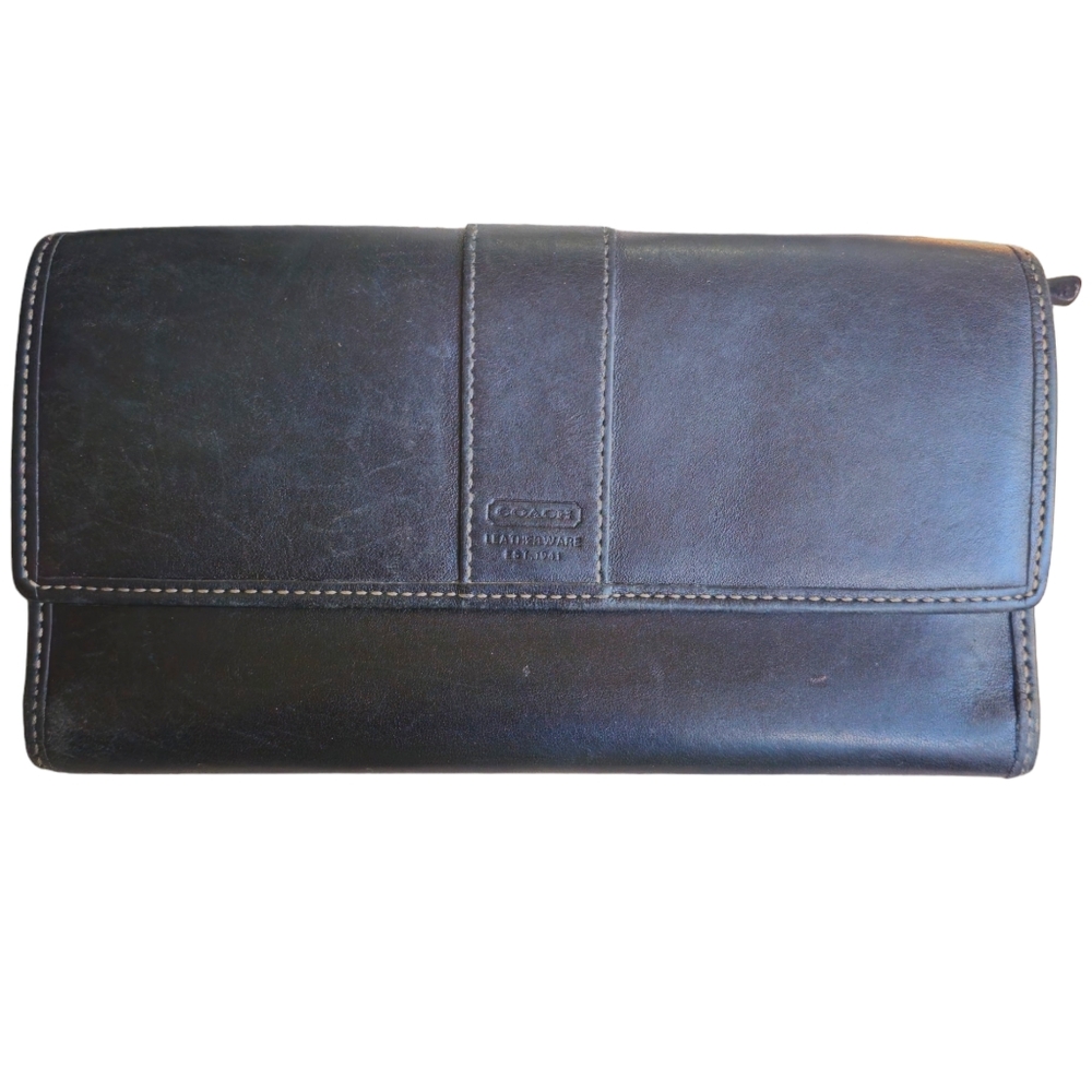 Coach Black Leather Wallet